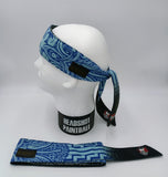 Headshot Headband - Blue Tribal