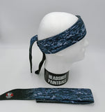 Headshot Headband - Blue Camo