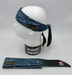 Headshot Headband - Blue Camo