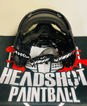 HSTL SKULL GOGGLE - BLACK W/ CLEAR LENS