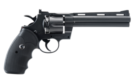 COLT PYTHON 6 INCH BARREL .177 POLYMER BB GUN REVOLVER - BLACK