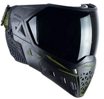 EMPIRE EVS PAINTBALL MASK - BLACK/OLIVE W/ NINJA & CLEAR LENSES