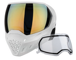 Empire EVS Paintball Goggle - White/White/Gold Lens