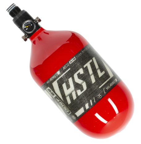 HSTL - CARBON FIBER TANK - STANDARD REG - 68CI / 4500PSI - RED