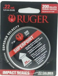 RUGER IMPACT .22 POINTED LEAD PELLET 200 CT